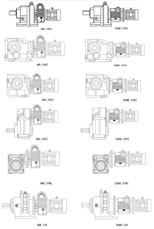 MBL Stepless Speed Reducer Motor for Hand Mixer and Blender