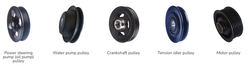Grooved Sheave Wheel Aluminum Plastic Taper Lock Bush Idler Flat Poly V Belt Adjustable Crankshaft Spinning Timing Pulley