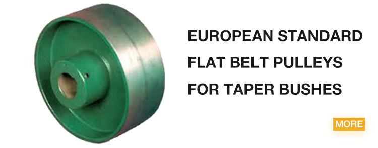 European Standard Flat Belt Pulleys for Taper Bushes