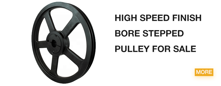 High Speed Finish Bore Stepped Pulley for Sale