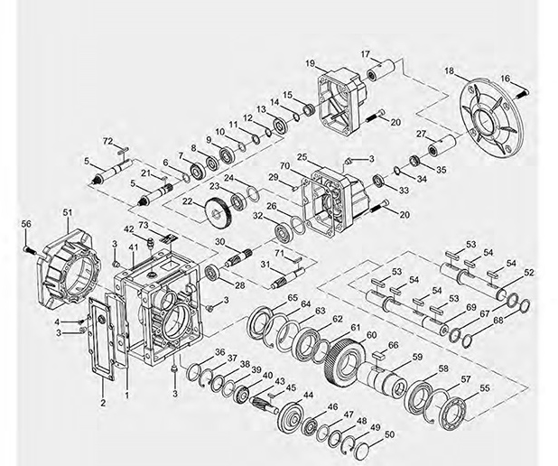 Bkm Series High Efficiency Hypoid Gearbox