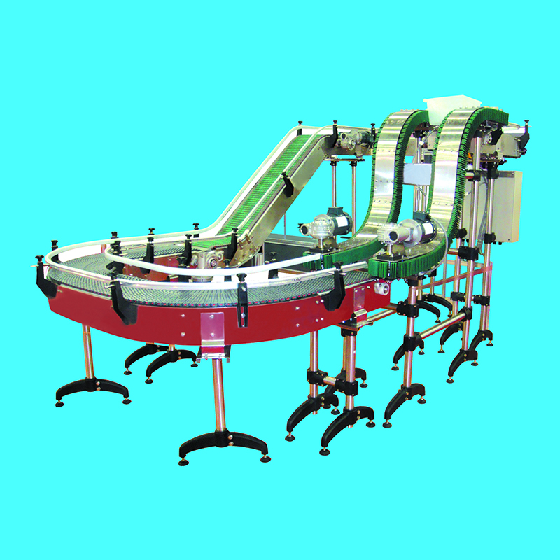 Plastic Modular Straight Running Belt MPB Rubber Top Pitch 50.8  PP Conveyor Belt for Food Conveyor System