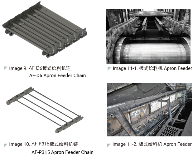Custom Heavy Duty Drive Mining Chains Sprocket Transmission Apron Feeder Crawler Single Strand Drop Forged Ladder Conveyor Chain
