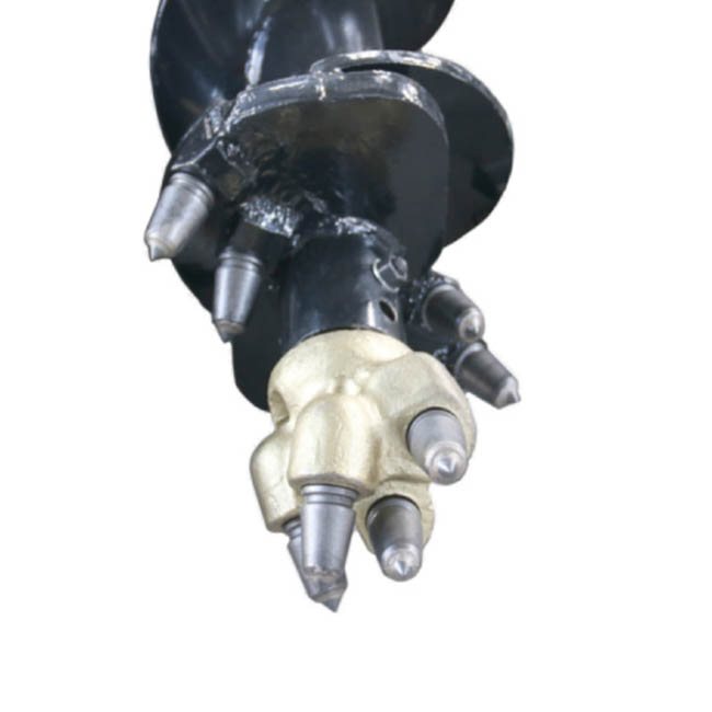 Hex Driver Auger Bits Earth Rock Auger with Carbide Bullet Teeth