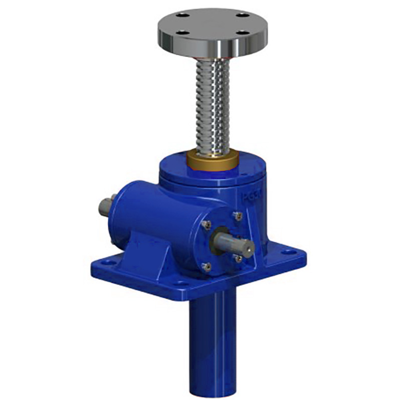 PG20-P3-F3-T-C-X-1500 Flange End High Gear Ratio Screw Jack for Platform Solar Eenergy Panels Lifting
