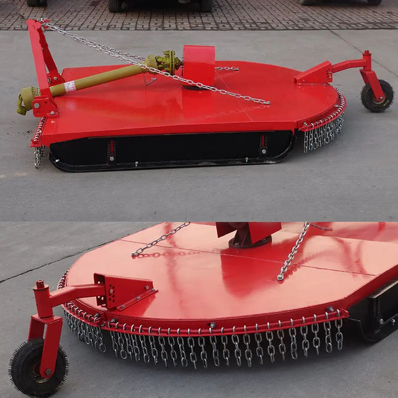 New 3-Point Finish Mowers Flail Mower with Tractor PTO Drive Core Components Incl. Bearing & Gear for Hay Farming