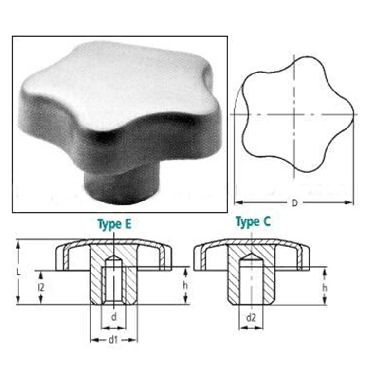 Soft Star Knobs