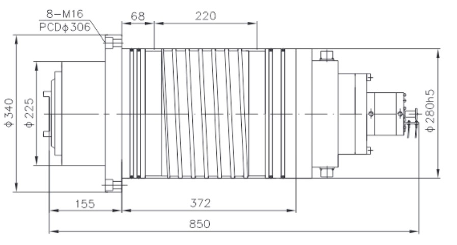 Hot Selling Motors 8000 Rpm 18.5kw Spindle Motor Made in China