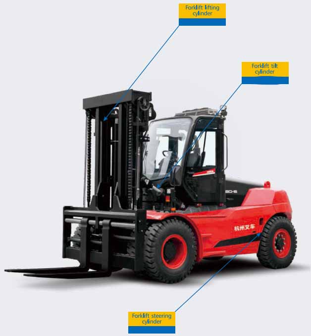 Customized Hydraulic Cylinders Double/Single Acting Tie Rod Piston Welded Telescopic Forklift Lift Steering Hydraulic Cylinder