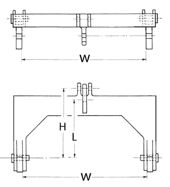 CAT2/3 3-Point Tractor Quick Hitch for Category 2/3 QHT023 (CAT 2 Tractor to CAT 3 Implement)