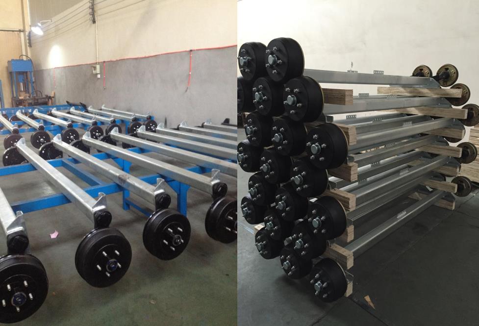EPT Round Axle Wheelbase 2200 Without Brake Trailer Axle Load 1000kg for Sale