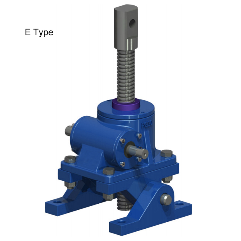PG100-P6-F2-K-E-X-1500 High Gear Ratio Clevis End Translating Screw Jack for Construction