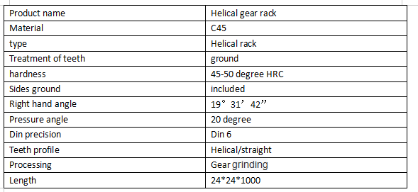China Manufacturer CNC Stainless Steel Linear Gearrack Rack and Pinion Steering