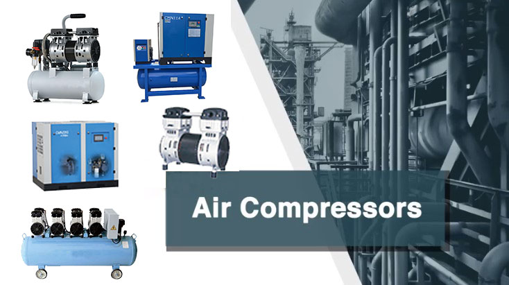 Free Sample Custom Combined Best Price ultra Silent Piston Oil Free air Compressor Machines