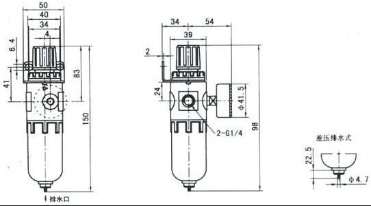 BFR Series BFR2000/3000/4000 Air Source Treatment Unit Oil Lubricator Air Regulator for Compressed Air System
