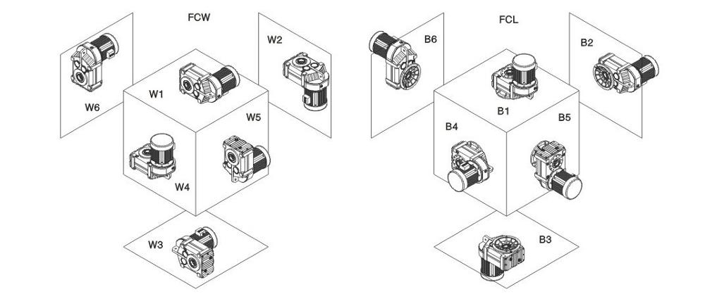 China F Series Parallel Shaft Gearbox for Electric Drive Turntable for Car
