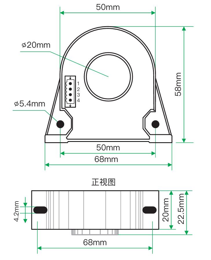 SITD Series High Precision Magnetic Balance Current Sensor Stable for Power Monitoring UPS