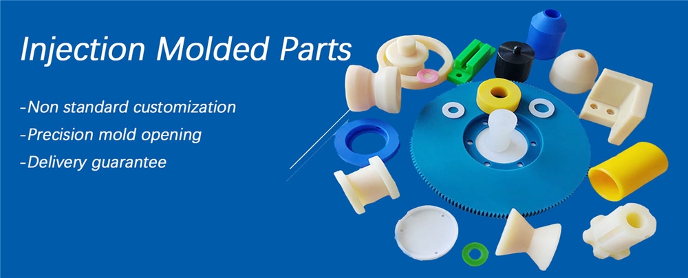 Injection Nylon Plastic Parts Mechanical  Polypropylene ABS Polymer Special-shaped Parts