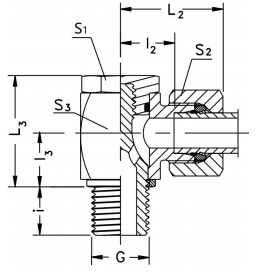 New High Pressure Banjo Elbow-WH-R Hydraulic Fitting for Sale for Hydraulic Cylinder Parts
