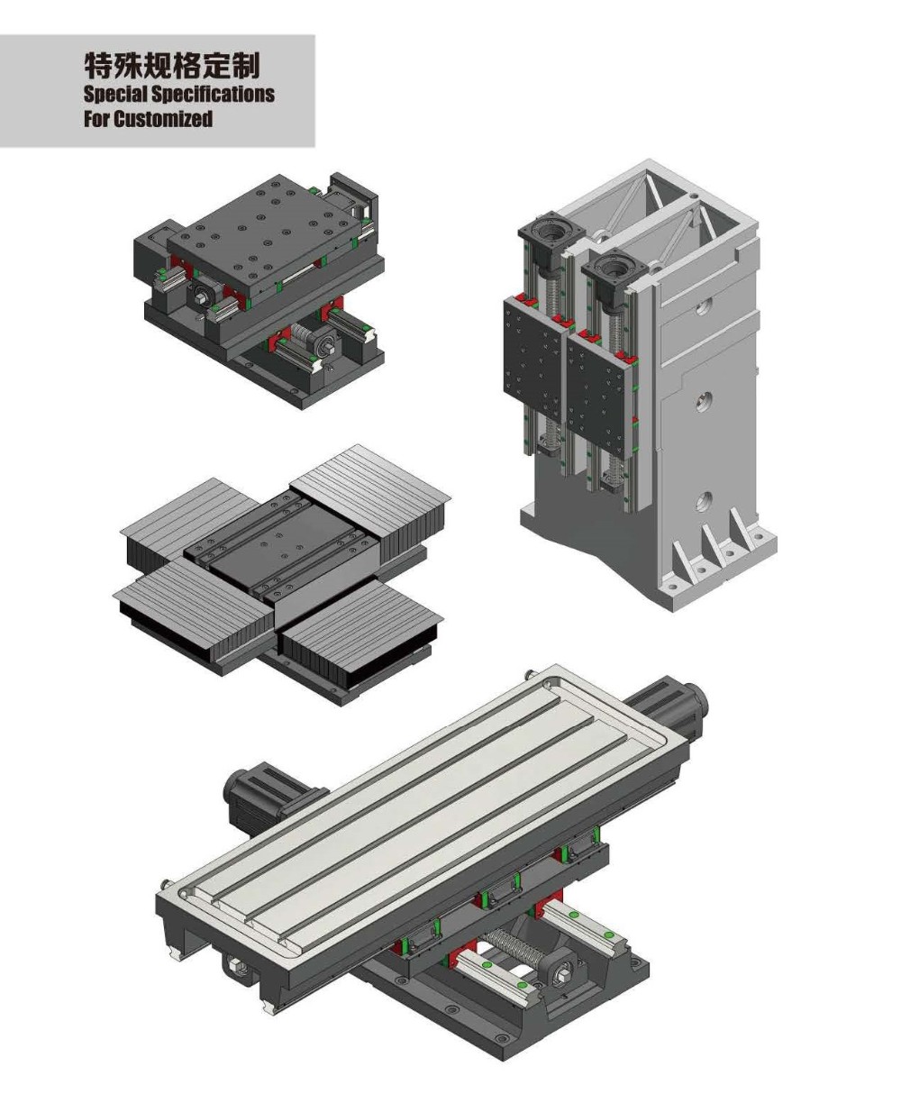 CNC Cross Rectangle Sliding Table, High Resistance CRS3015 Model, China Manufacturer OEM / ODM