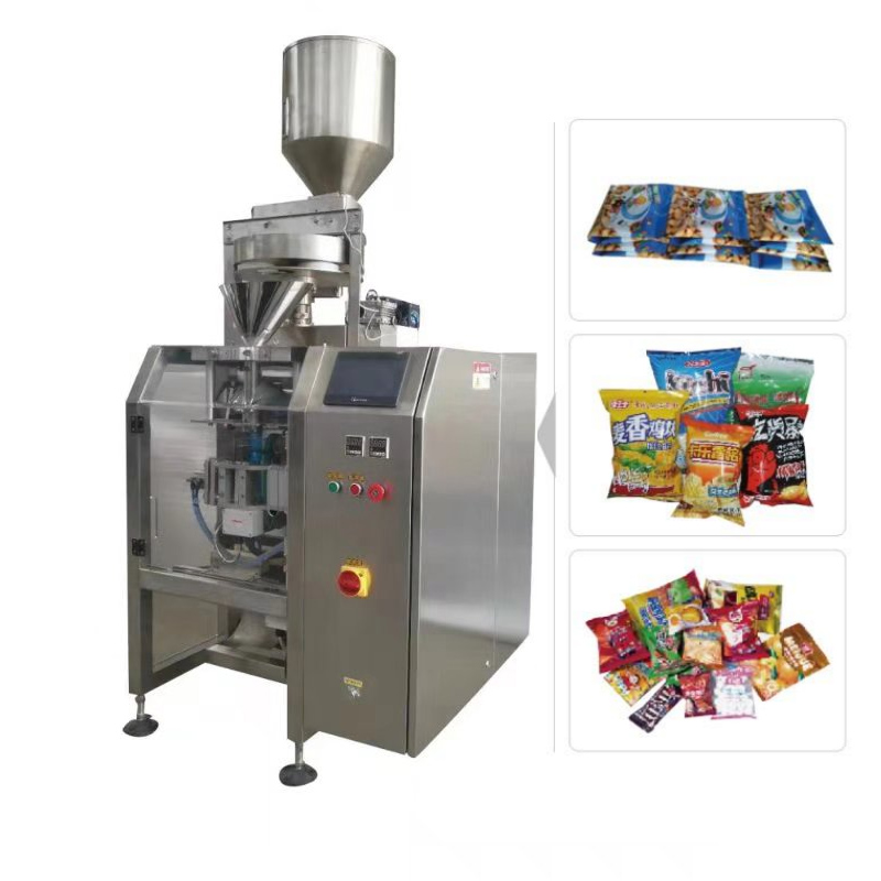 HL350 Automatic Packaging Machine for Food Vertical Measuring Cup Metering Wrapping/Cfilling Motor for Irregular Blocks Granular