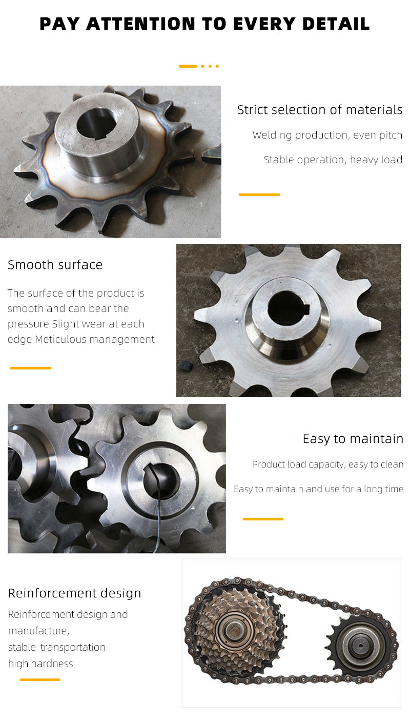 Factory Low Price China Chain   Sprocket Free  Wheel Roller