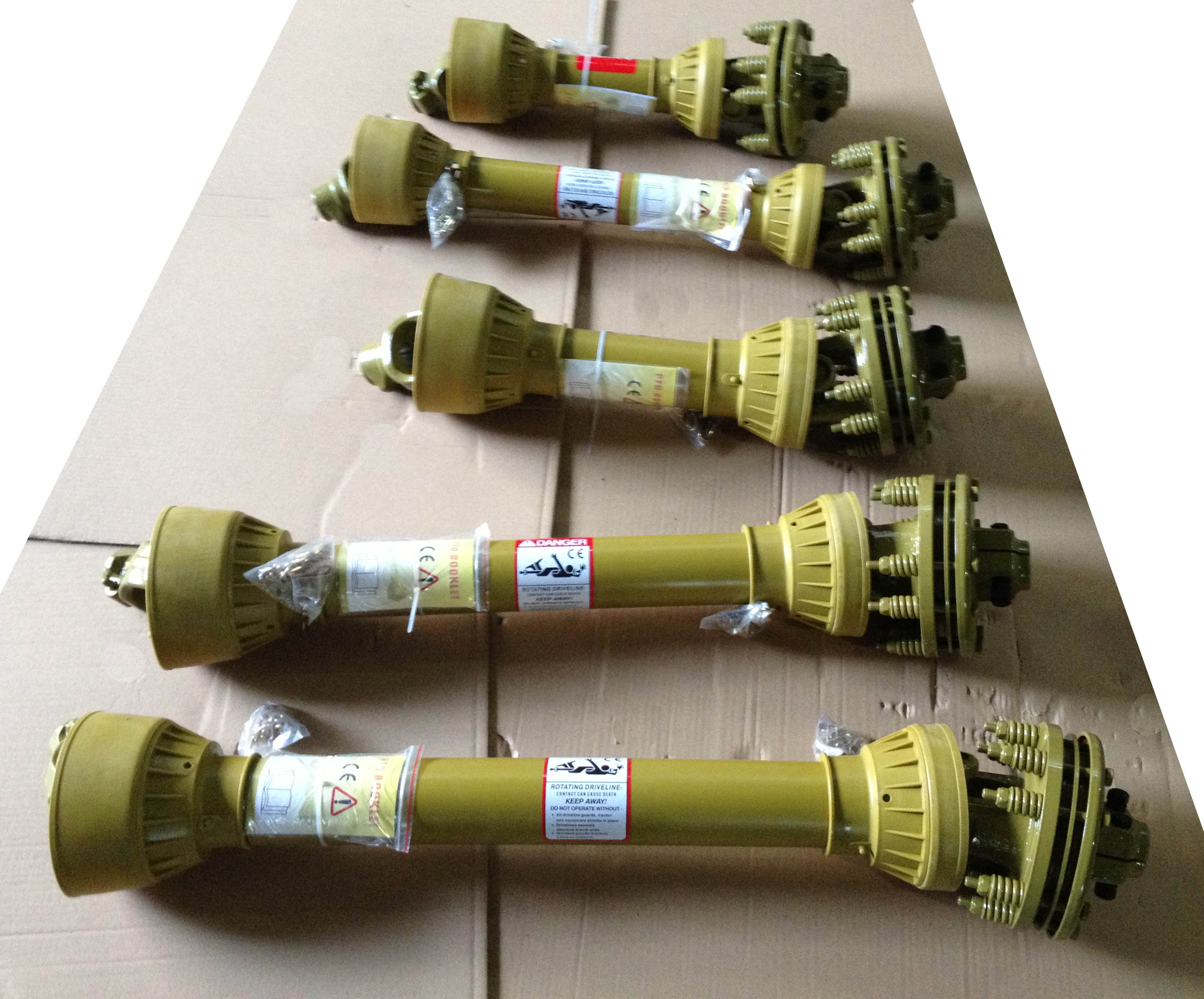 Agricultural Machinery Parts Tractor Truck Rotary Drive Pto Shaft With Clutch Yoke Adapter Agriculture Tube Spline