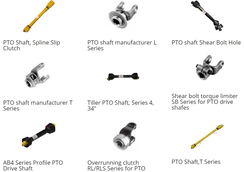 Rotary Tillers Pto Shafts 1 3/8" 6 Spline and Shear Pin Clutch With CE Certificated