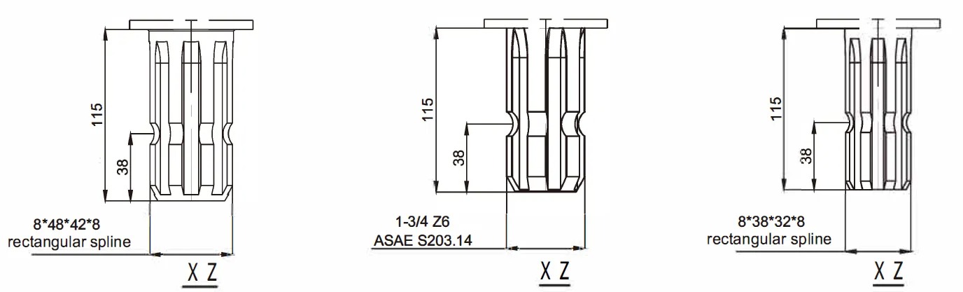 Safe Large Small Round Straw Hay Square Balers Gearbox for Agricultural Machine Square Balers Hay Rakes Round Straw Balers