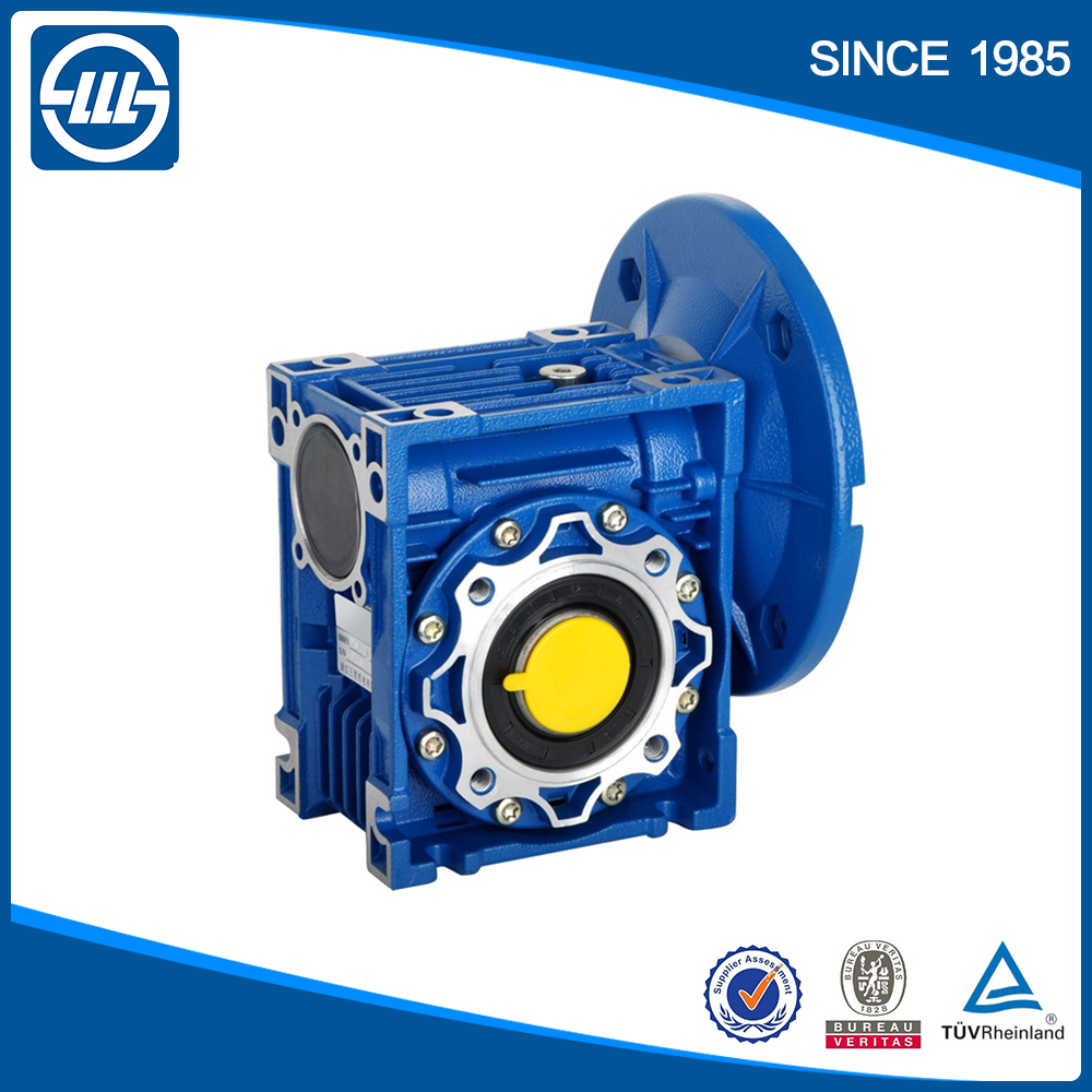 NMRV Series 1 50 Ratio Speed Reducer Gearbox Worm Gear Reducer Power Transmission Reduction Gearbox