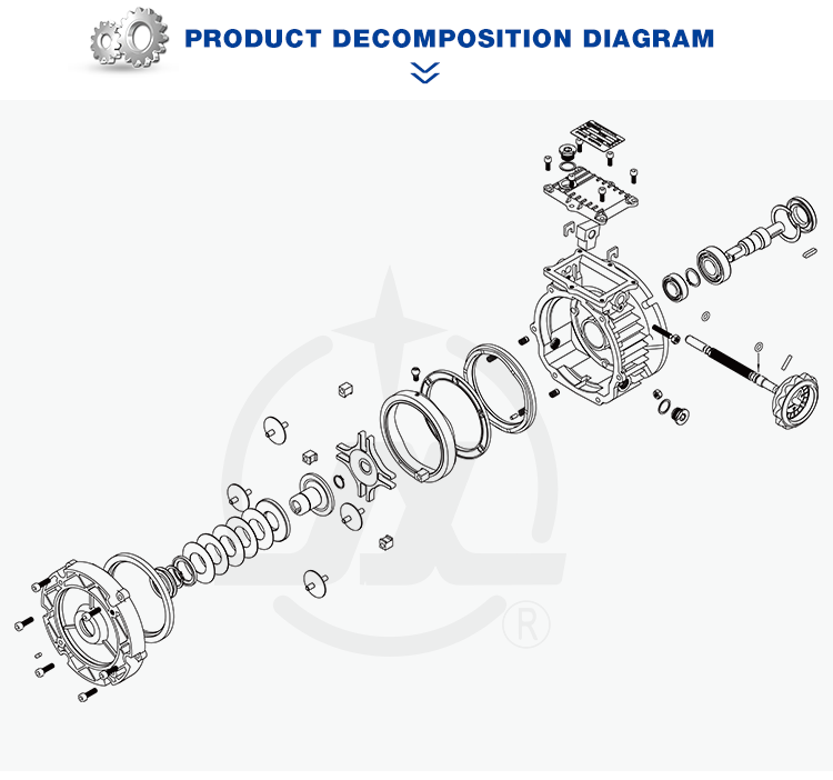 Professional Factory Aluminium Variable Speed Reducer High Rpm Reduction Worm Electric Motor Gearbox
