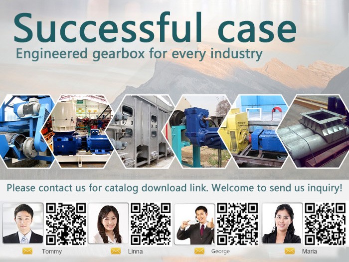 RC Series Helical Gearbox RC Motor Gearbox Horizontal or Vertical Installation Gearbox