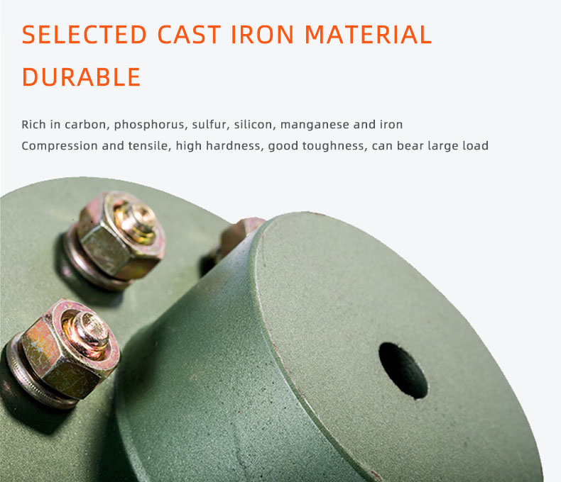 Cast Iron and Steel and Rubber Material and Flexible or Rigid FCL Pin Bush Coupling with Flange for Motors