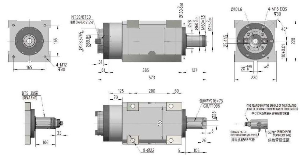 Boring and Milling Head