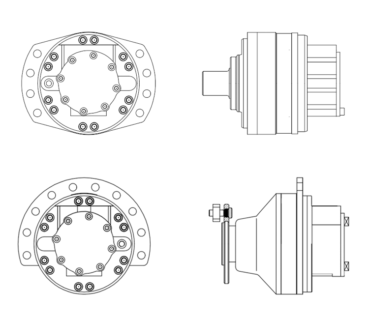 China Supplier Factory Exporter Eaton 74318 Piston Hydraulic Motor