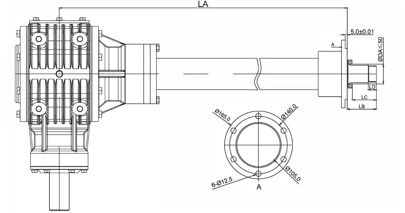 Agricultural Machinary Round Baler Gearbox Gear Drive Round Baler Gearbox Speed Reducer for Round Baler and Harvester