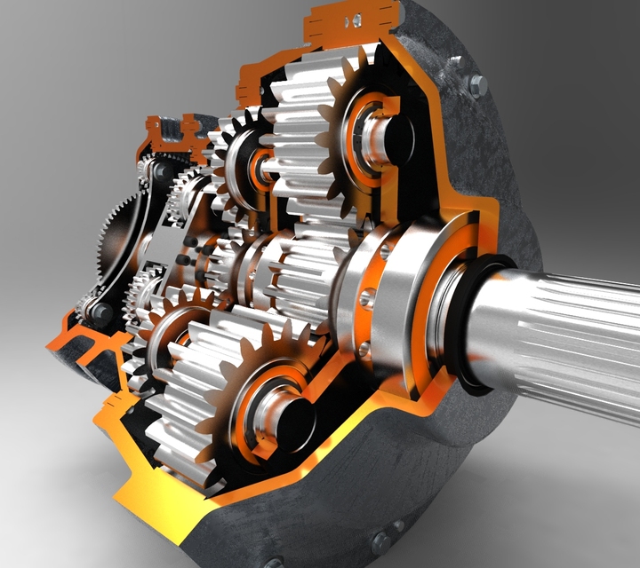 Model 4 Series Planetary Gearbox Replacement of AUBURN (Shaft & Spindle Output Drives)