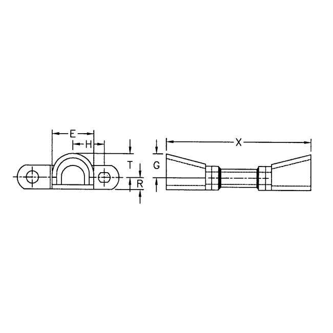 WH132   Welded Steel Mill Chain With C Cradle Attachment
