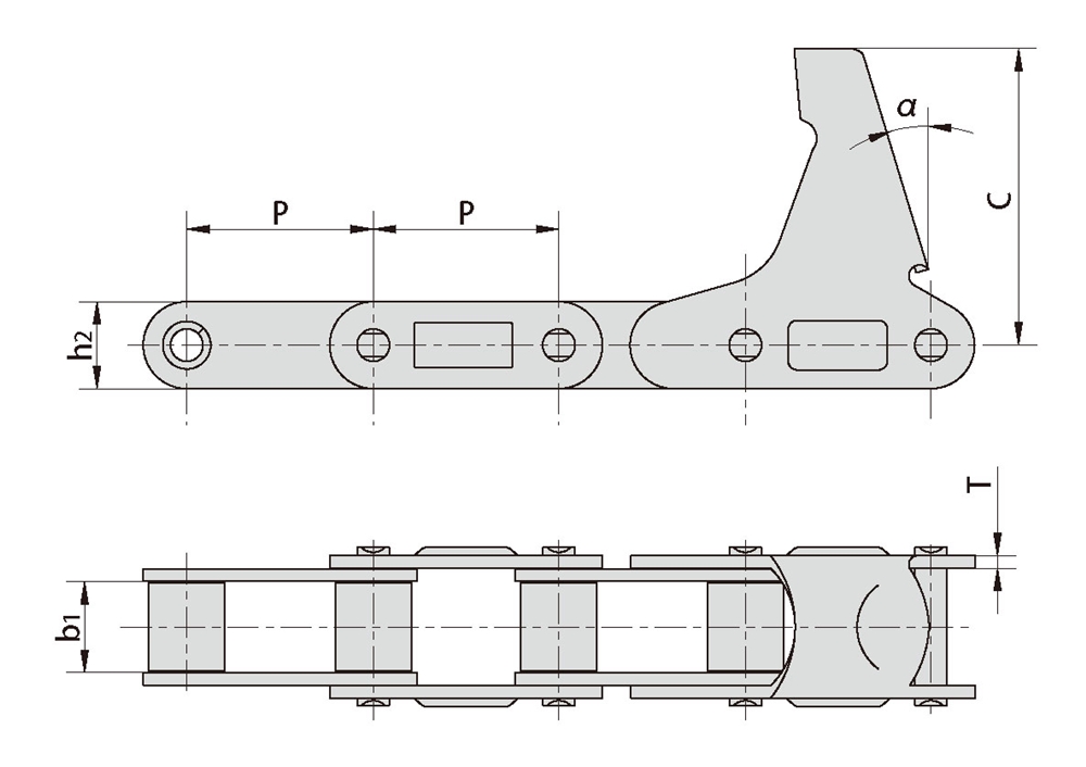 Brand New Chain Ca550-lv41n Ca550-lv41nf1 Ca550-cpef3 Agricultural Steel Conveyor Ca550 Roller Chains