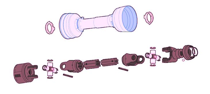 Pto Shaft & Conditioner Gearbox For Discbines